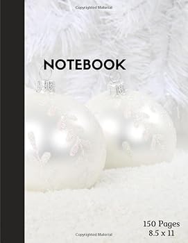 Paperback NOTEBOOK: 150 Blank Writing Pages, Plain Notebook - (8.5 x 11 inches) Large Book