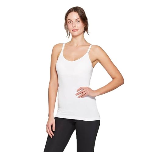 Auden Women's Nursing Seamless Cami - (As1, Alpha, X_L, Regular, Regular, White, Xlarge) #TOP2