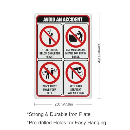 Panneau Avoid An Accident pour sécuriser votre propriété contre les risques