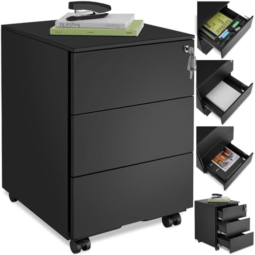 TecTake   Cajonera Robusta de Escritorio