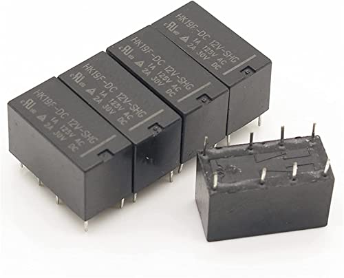 Relais HK19F 5V 12V 24V composant électronique circuit imprimé PCB 5pcs - 2
