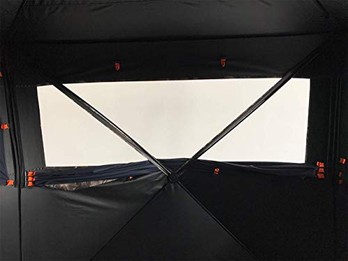 J.m Rusk 270° View 2-3 Person Pop Up Ground Blinds, Portable Camo Hunting Blind Tent #TOP5