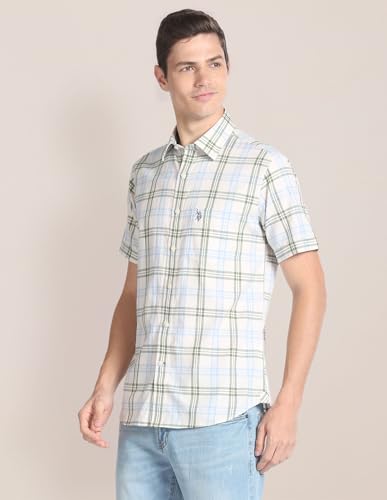 Image of U.S. POLO ASSN. Men's Cotton Regular Fit Shirt