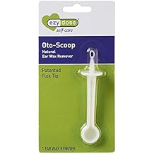 EZY DOSE Earwax Removal Tool, Gentle Ear Cleaning System with Flexible Oto-Scoop Tip, Safe & BPA-Free Cleaner for Adults & Kids, Easy-to-Use Hygiene Solution for Healthy Ears, White