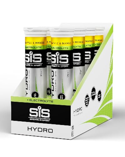 Science in Sport HYDRO Compresse 160pz. Ananas e mango - Elettroliti in compresse effervescenti, Vegan, Stimolano l’idratazione e mantengono il bilancio elettrolitico (La confezione può variare)