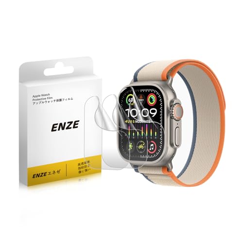 ENZE�G�l�[ Apple Watch Ultra 3/Ultra 2/Ultra �p 49mm TPU �N���A�ی�t�B���� 3������