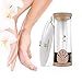 TOUCHBeauty Electric Nail File Drill Buffer Polisher Set with LED Light, 5in1 Professional Manicure Pedicure Set, Fingernail Toenaill Care Tools Cordless Battery Operated Golden TB-1333