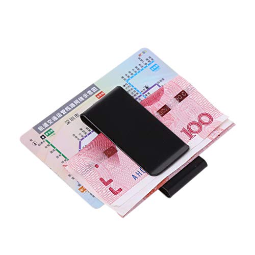 Angwang Money Clip,Stainless Steel Slim Double-Sided Money Clip Purse Wallet Credit Card Id Holder #TOP6