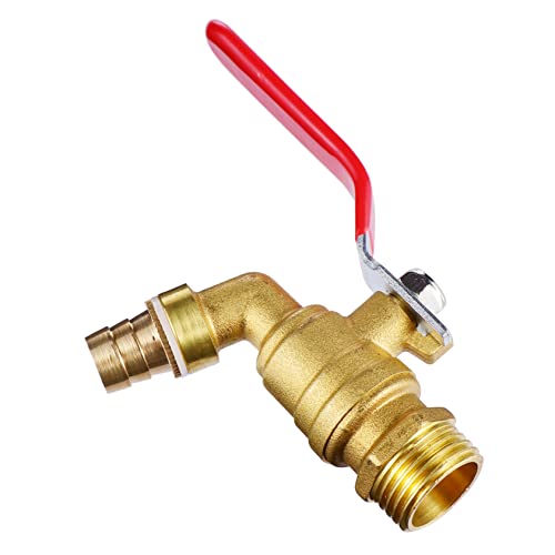 DOITOOL válvula de del grifo sin cable caliente control paraca contenedor de válvula de drenaje grifo de barril grifo de la caldera grifo de la estufa de té grifo monomando latón