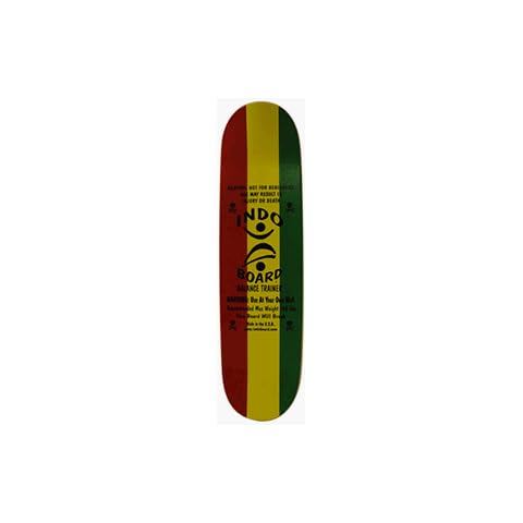INDO BOARD Mini Kicktail - Rasta - Improve Skateboarding Tricks with The Ultimate Balance Board for Skateboarders Cover