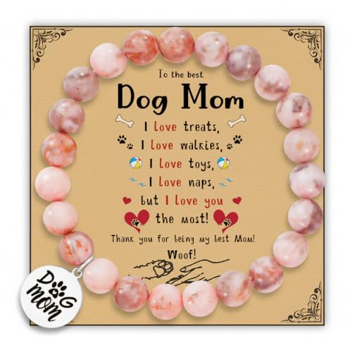 SmileBelle Valentine's Mom & Grandma Nature Stone Bracelets