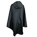 SHEDRAIN Packable Poncho One Size, 1 EA Black