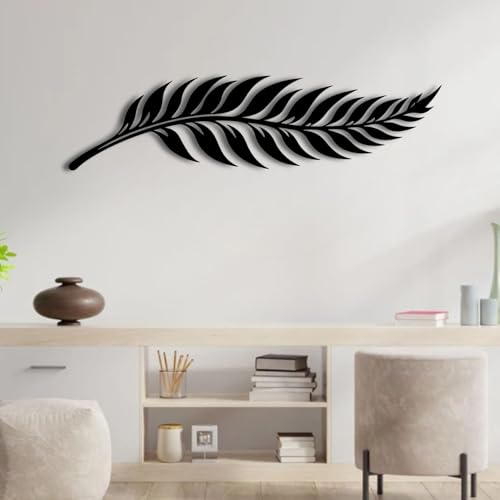 ENJOYOO Metal Leaf Wall Art, Metal Leaf Decor, Branch Wall