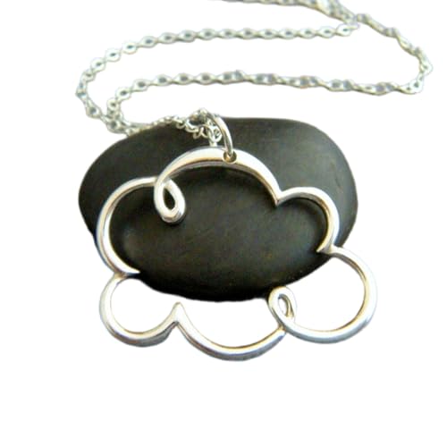 Collar de hurón de plata de ley 925 amuleto espíritu animal joyería pequeña con cadena 45cm