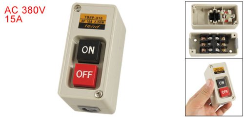 Amazon.co.jp: 電源押しボタン スイッチ、オンオフ位置 AC 380V