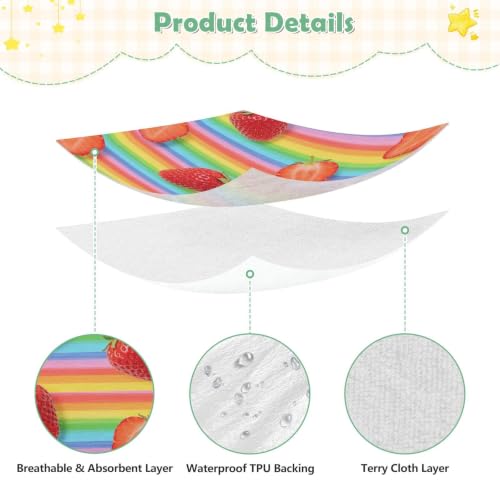 Drap-housse imperméable 132 x 71 cm bébé protège matelas des fuites - 6