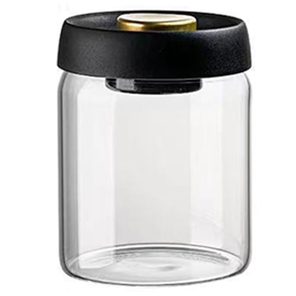 CTRLZS Moisture-Proof Stainless Steel Vacuum Sealed Tea and Coffee Storage Jar for Home Use