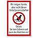 Produktbild Komma Security Kein Hundeklo Keine Hundetoilette - Kunststoff Schild Hunde kacken verboten - Verbotsschild Hundeverbotsschild Verbot Hundeklo Hundekot Hundehaufen Hundekacke