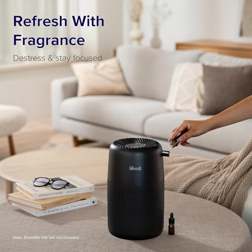 LEVOIT 36" Bladeless Tower Fan & Air Purifier for Bedroom with Sensor, Timer, Remote, Oscillation, Aroma, HEPA Filter - image 7