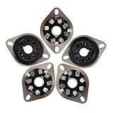 Amélioration qualité audio : la fabrication de précision améliore les performances audio, pour la mise à niveau des systèmes audio, base de douille de lampe 8 broches, base de douille de tube de lampe 8 broches