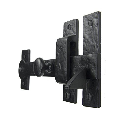 Iron Valley - 7.5" Gate Drop Bar W/Knob (Lever Latch) - Solid Cast Iron #TOP4