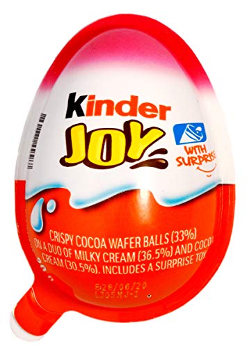 Kinder Joy Egg Girls Six (6) Pack Set, Chocolate Kinder eggs for Girls with Surprise Inside (6 Pack) Boxed, Cape Moda Safe Packing Ships From USA (NY)