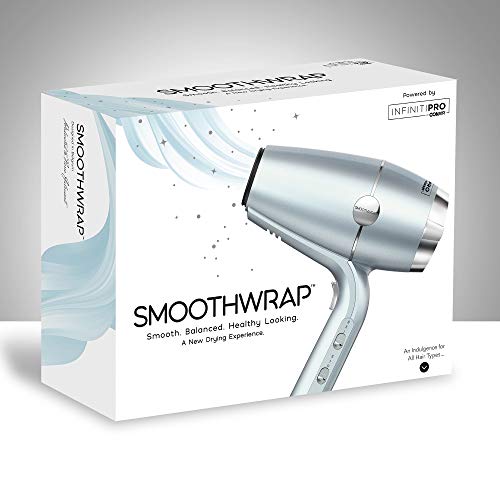 Infinitipro By Conair Smoothwrap Hair Dryer, 1875W Hair Dryer With Diffuser, Blow Dryer For Less Frizz, More Volume And Body, With Advanced Plasma Technology And Ceramic Technology #TOP5