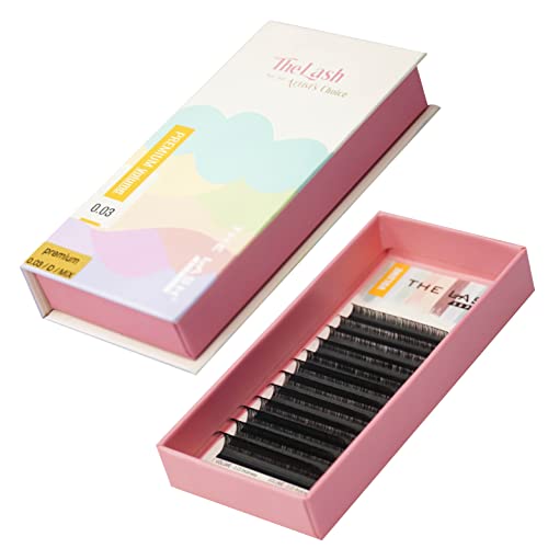 The Lash Supply Premium - Volume Eyelash Extension 0.03, 0.05, 0.07 Thickness - C/Cc/D Curl Mix Length & 9Mm To 20Mm , Lashes Extensions Professional Supplies - Highest Material (Ultra Soft & Lightweight) #TOP6