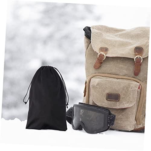 Toddmomy Brille 100 Stück Skibrillen-Tasche Mit Kordelzug Für Sport-Sonnenbrillen Glaslinse Sonnenbrille Zusammenklappbare Aufbewahrungsbehälter Schneebrillen-Schutztasche Kameratasche – Bild 8