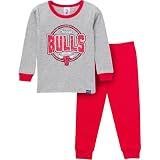 Gerber Unisex Toddler NBA Team Snug Fit Cotton Pajamas, Chicago Bulls, 4T