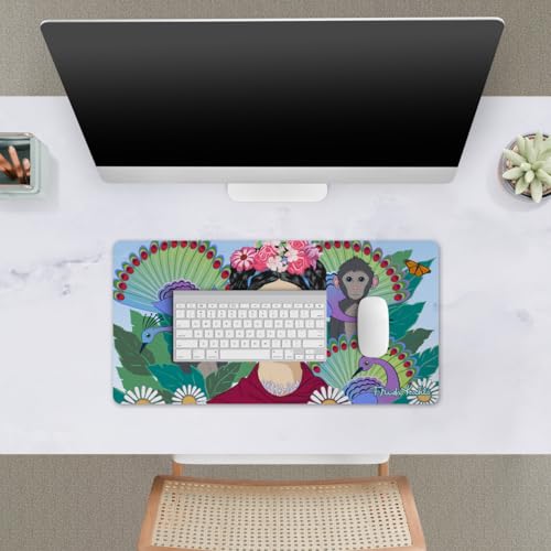 Tapis de souris pour jeux et bureau Frida Kahlo, idéal pour sublimer votre espace PC fixe - 3