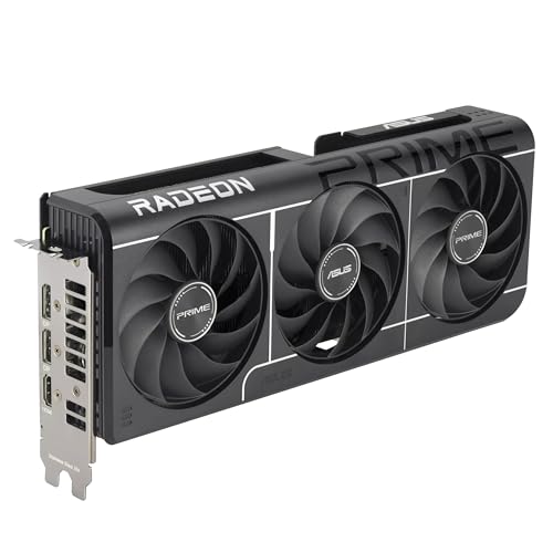 Prime AMD Radeon RX 9060 XT OC Edition, Scheda Grafica 16 GB GDDR6, 128 Bit, PCIe 5.0, 1 HDMI 2.1, 2 DisplayPort 2.1, Design a 2.5 Slot, Ventole Axial-Tech, GPU Tweak III, PRIME-RX9060XT-O16G - Scheda video - Immagine 2