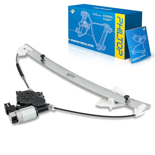 Image of PHILTOP Front Right Passenger Side Power Window Regulator and Motor Assembly Compatible with 2007-2012 Mazda CX-7 Replaces 748-094,6 Pins