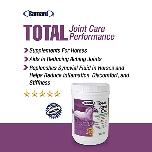 Ramard Total Prebiotic And Probiotic Equine Formula & Total Joint Care Performance Supplements — Advanced Digestive Health Supplement — Advanced Formula For Equine Care Support For Joints & Tissue #TOP5