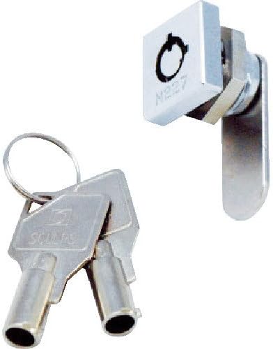 TRUSCO CL-CA020 Cylinder Lock, Mini Square Lock, 1 Place