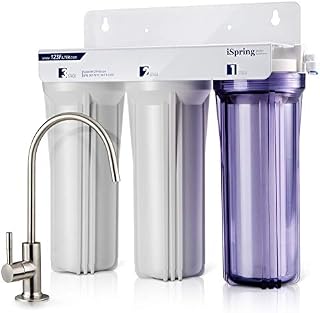 iSpring US31 3-Stage Under Sink High Capacity Tankless Drinking Water Filtration System-Includes Sediment