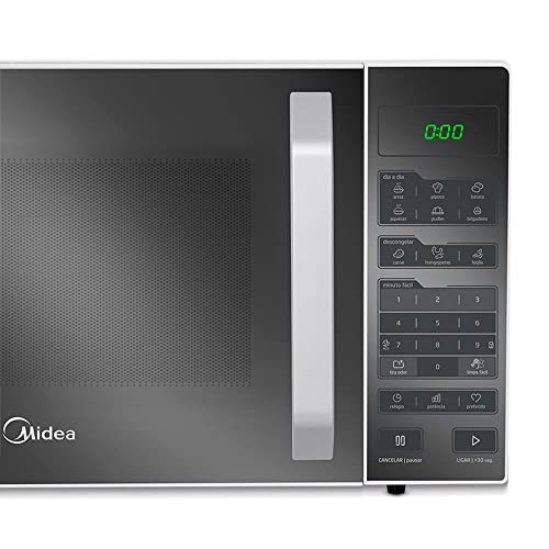 Micro-ondas 27L Branco Espelhado Midea LED127V MXSA27E1