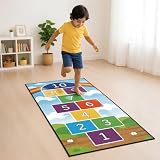 Kids Mandi Hopscotch Count & Jump Game | Jumbo Kids Play Mat (40″ x 108″)
