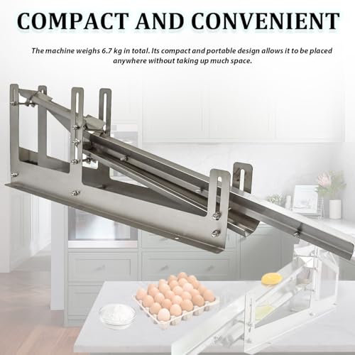 Separador manual de huevos de flujo ajustable y estructura robusta sin ruido 7