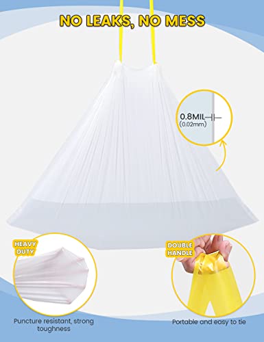 Kone Commode Liners Disposable Waste Bags Fits All Standard Bedside Portable Toilet Chair Bucket Potty Bedpan Easy To Use (50 Count) #TOP2