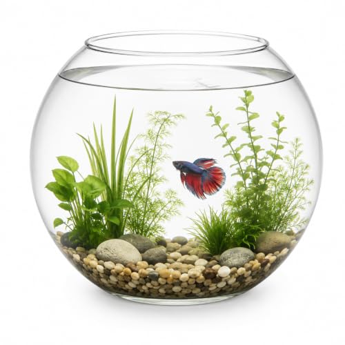 HAPPET Glasfischvase Rund 13 Liter