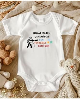 Lupi Teyze Yazılı Bebek Zıbın İsimli Zıbın Anne Yenge Teeyze Amca Annane Babanne Yazılı, Cotton-Candy, Yeni Doğan