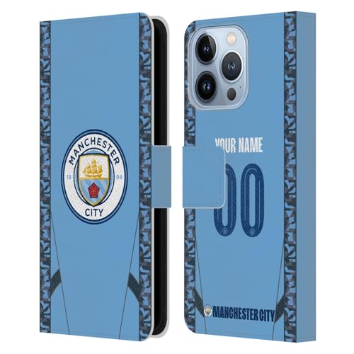 Coque Manchester City en cuir pour iPhone 13 Pro personnalisable
