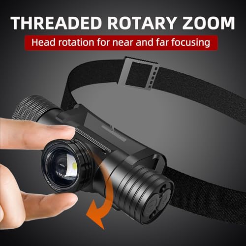 Lampe frontale Changlin anti-obscurité 1000 lumens avec focus réglable pour le camping