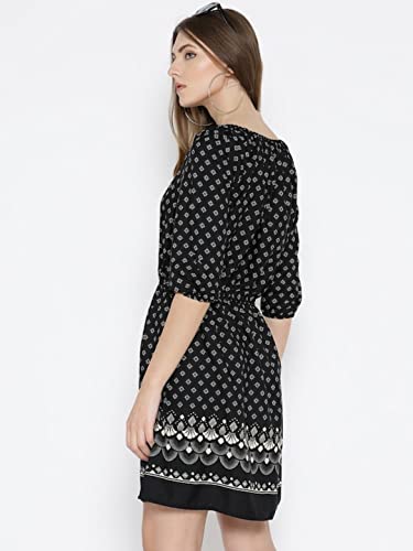 Image of Sera Fushia Patterned Shift Dress