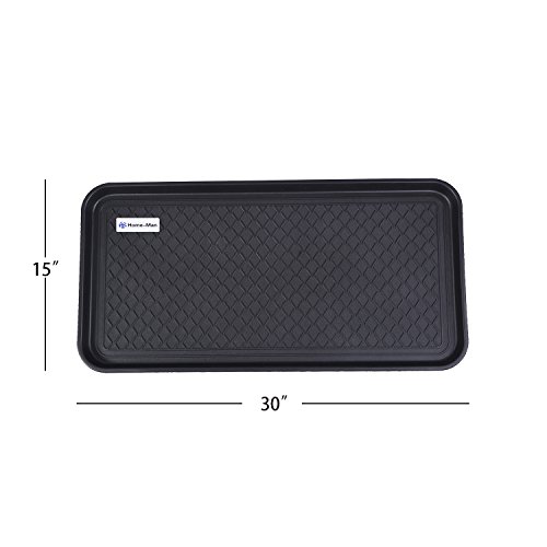 Home-Man Multi-Purpose Boot Tray Mat,Shoe Tray Mat,Dog Feeding Tray,Waterproof Trays For Indoor And Outdoor Floor Protection,30" X 15"/2 Pack #TOP6