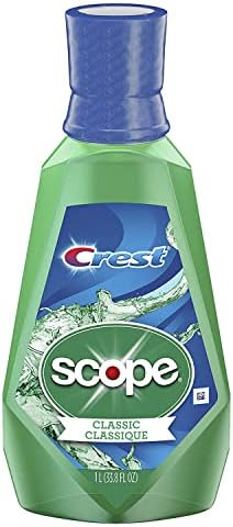 (2-Pack) - Crest Scope Mouthwash - Classic - 33.8 oz (1L)