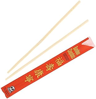Royal Premium Disposable Bamboo Chopsticks, 9 Inch Sleeved and Separated, UV Treated, Case