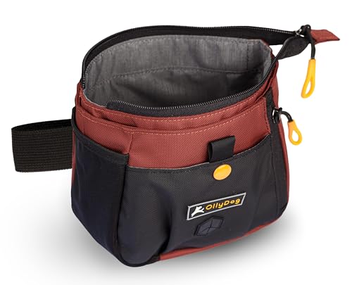 OllyDog Bolsa Backcountry Day, pochete, bolsa de petiscos para cães, mãos livres para treinamento, b