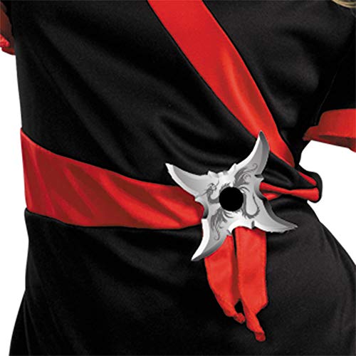 Disguise Women's Ninja Dragon Costume, Black/Red, X-Large #TOP4